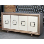 Cali Solid Wood Sideboard - Handcrafted Transition Buffet 06
