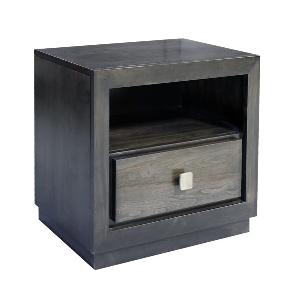Hockley Solid Wood Nightstand | Handcrafted Custom Furniture 00-01