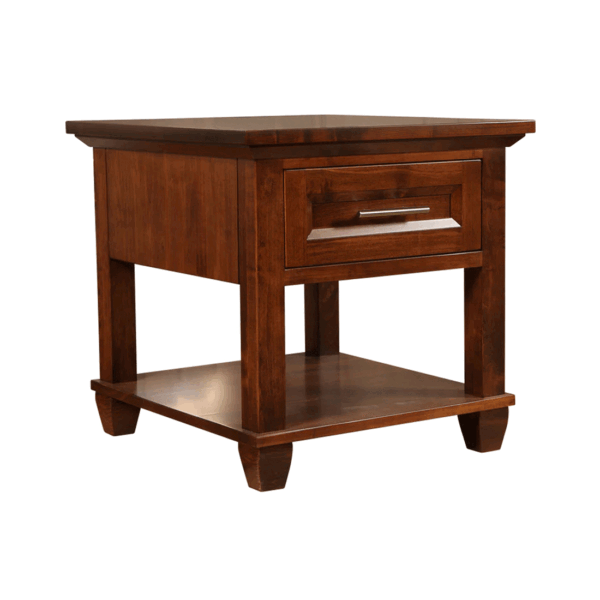 Algonquin Solid Wood End Table | Modern Handcrafted Side Table 00-00
