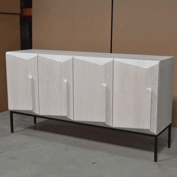 Apex Solid Wood Modern Sideboard 01-01
