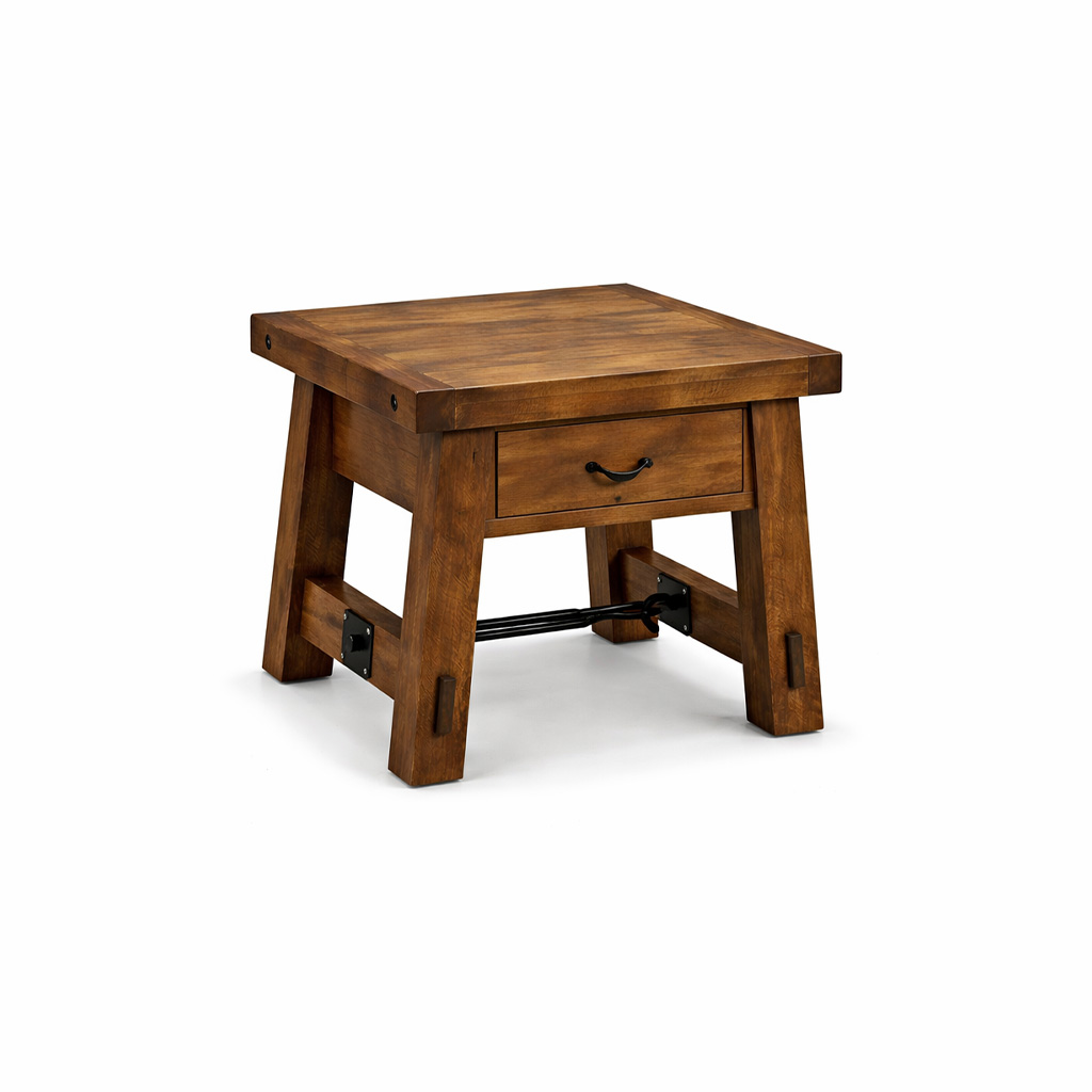 Brooklyn Solid Wood End Table – Handcrafted Side Table 00-00