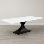 Dune Solid Wood Metal Base Dining Table 00-04