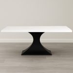 Dune Solid Wood Metal Base Dining Table 00-05