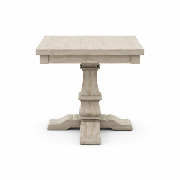Mediterranean Solid Wood Side Table | Custom End Table 00-01