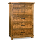Adirondack Solid Wood Chest | Custom Rustic Hiboy 00-00
