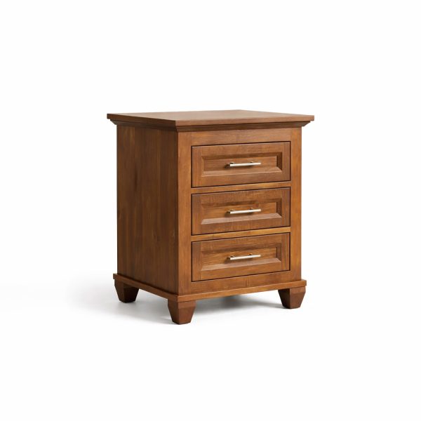 Algonquin Solid Wood Nightstand – Custom Handcrafted Bedside Table 00-00