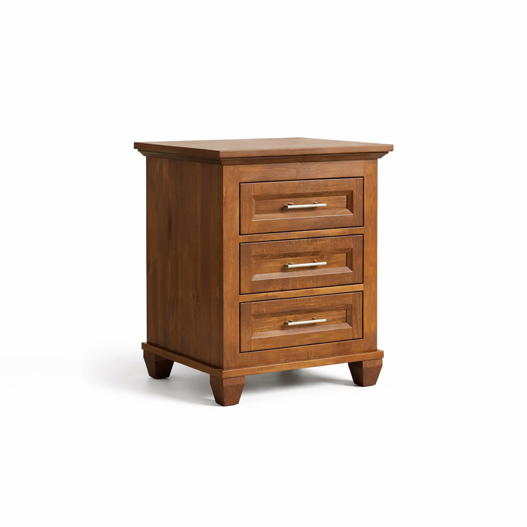 Algonquin Solid Wood Nightstand – Custom Handcrafted Bedside Table 00-00