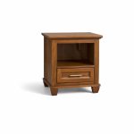 Algonquin Solid Wood Nightstand – Custom Handcrafted Bedside Table 00-02