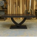 Boulevard solid wood modern dining table 02-02