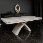 Fifth Avenue Solid Wood Dining Table | Extendable & Handcrafted 02-01