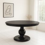 Dutchess Solid Wood Round Dining Table 02-01