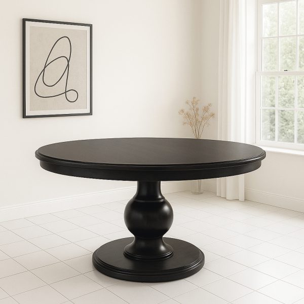 Dutchess Solid Wood Round Dining Table 02-01