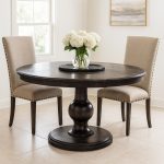 Dutchess Solid Wood Round Dining Table 04-01
