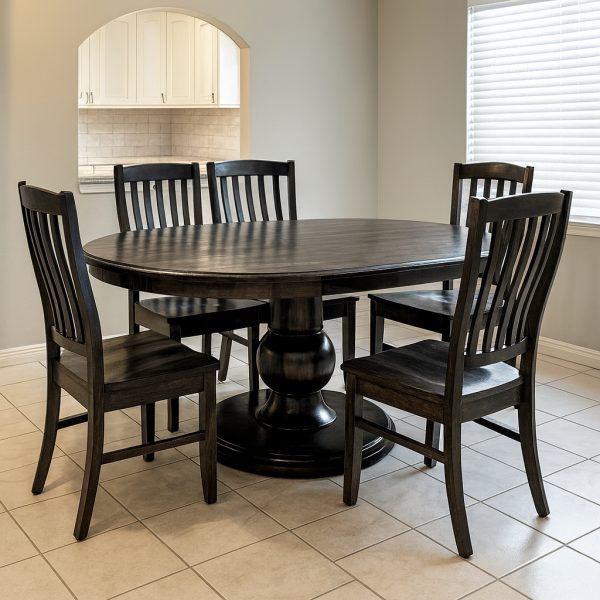 Dutchess Solid Wood Round Dining Table 05-01