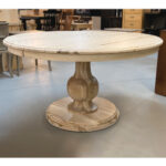 Dutchess Solid Wood Round Table | Handcrafted Modern table 00-01