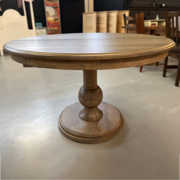 Dutchess Solid Wood Round Table | Handcrafted Modern Table 03-01