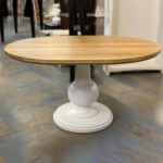 Dutchess Solid Wood Round Table | Handcrafted Modern table 04-02