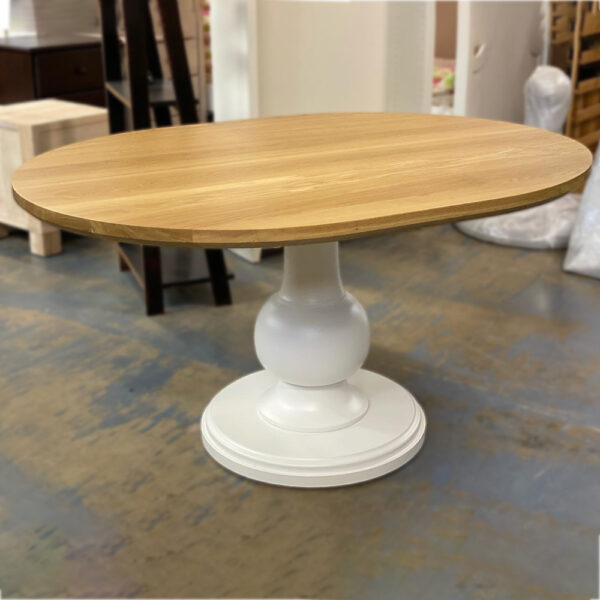 Dutchess Solid Wood Round Table | Handcrafted Modern Table 04-03
