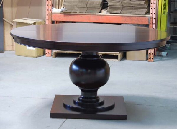 Dutchess Solid Wood Round Table | Handcrafted Modern Table 06-01