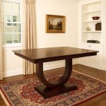 Metro Solid Wood Dining Table | Custom Modern Dining Table 06-03