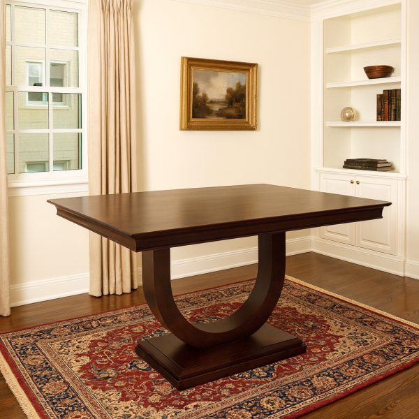 Metro Solid Wood Dining Table | Custom Modern Dining Table 06-03