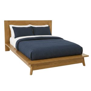 Hugo Solid Wood Platform Bed | Japanese style Bed 00-01