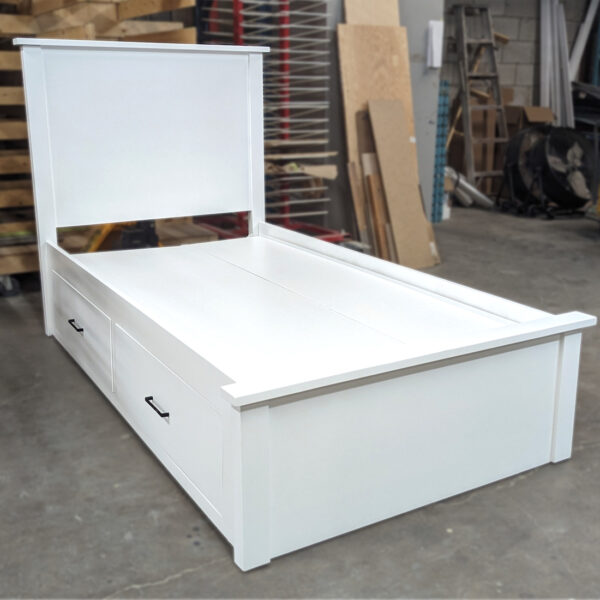 Marco Storage Bed | Solid Wood Bed 04-01
