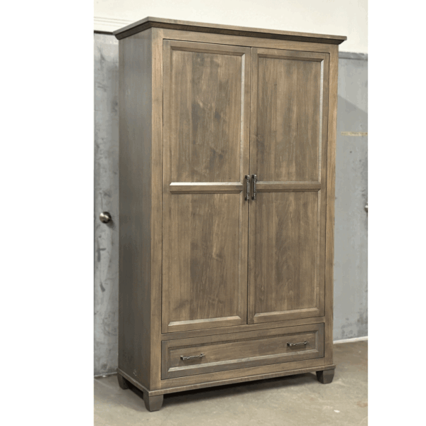 Algonquin Solid Wood Wardrobe | Handcrafted Custom Armoire 01-01