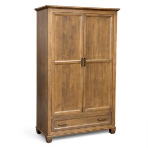Algonquin Solid Wood Wardrobe | Handcrafted Custom Armoire 00-00