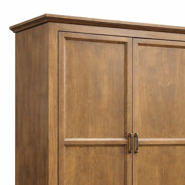 Algonquin Solid Wood Wardrobe | Handcrafted Custom Armoire 00-01