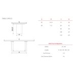 Oslo Solid Wood Modern Dining Table | Handcrafted Custom Dining Table 00-04