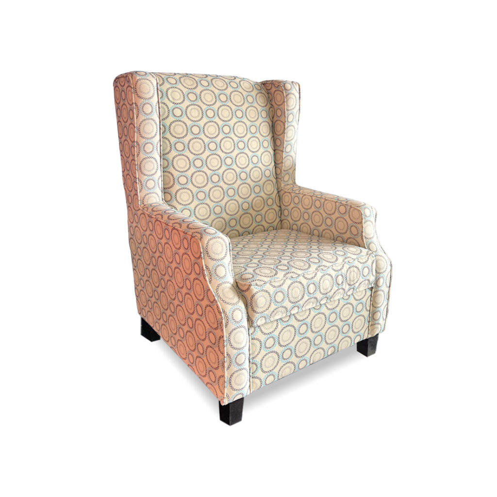 Wing Accent Chair Custom Upholstery Chair 00-01