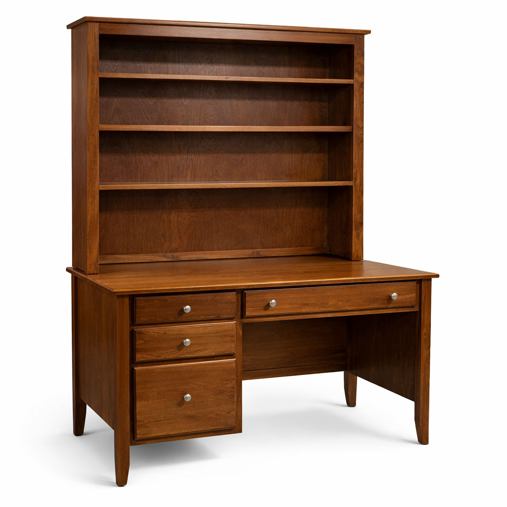 Thornbury Student Desk And Hutch | Solid Wood Study Desk 00-00