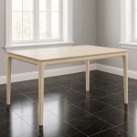 Luna Solid Wood Modern Table | Custom Dining Table 01-01