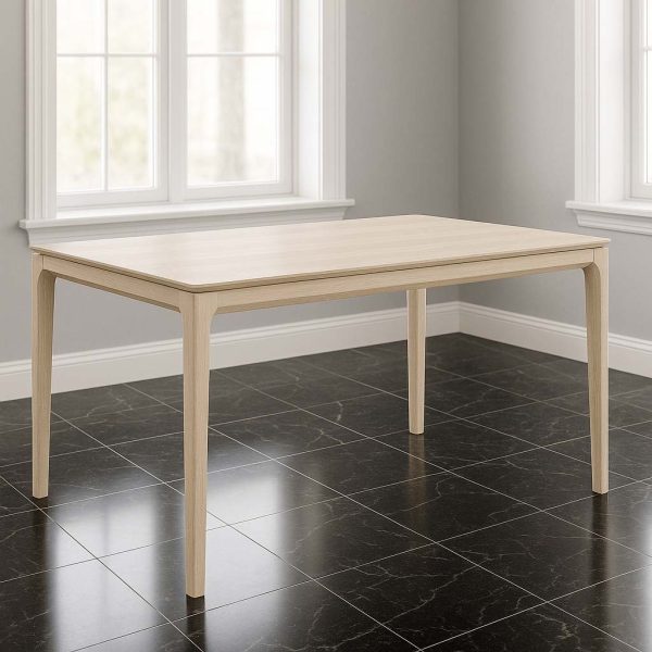 Luna Solid Wood Modern Table | Custom Dining Table 01-01