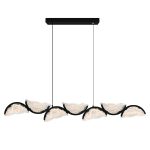 Moon Integrated LED Chandelier | LED Black Chandelier 01-01