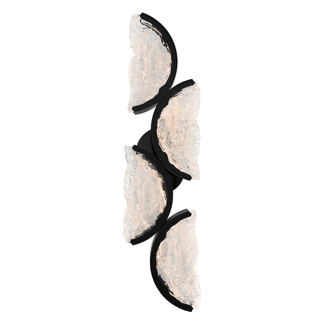 Moon Integrated LED Wall Light | Black Vanity Light01-01