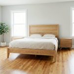 Modera Mid-Century Modern Bed | Solid Wood Custom Bed 02-05