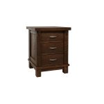 Timber Rustic Solid Wood Nightstand | Custom Bedroom Nightstand 00-01