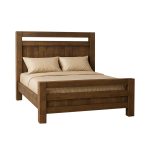 Timber Solid Wood Rustic Bed– Handcrafted Hardwood Bed 00-01