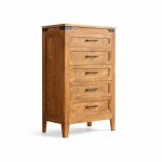 Union Station Rustic Chest – Solid Wood Vertical Drawer Chest 0-01
