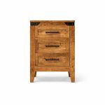 Union Station Rustic Nightstand | Solid Wood Nightstand 0-02