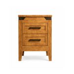 Union Station Rustic Nightstand | Solid Wood Nightstand 0-04