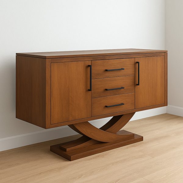 Boulevard Solid Wood Sideboard | Handcrafted Custom Buffet 00-03
