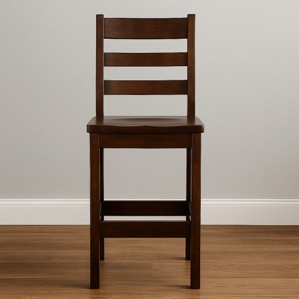 Mini Ladder Back Custom Solid Wood Stool | Custom Height Stool01-02
