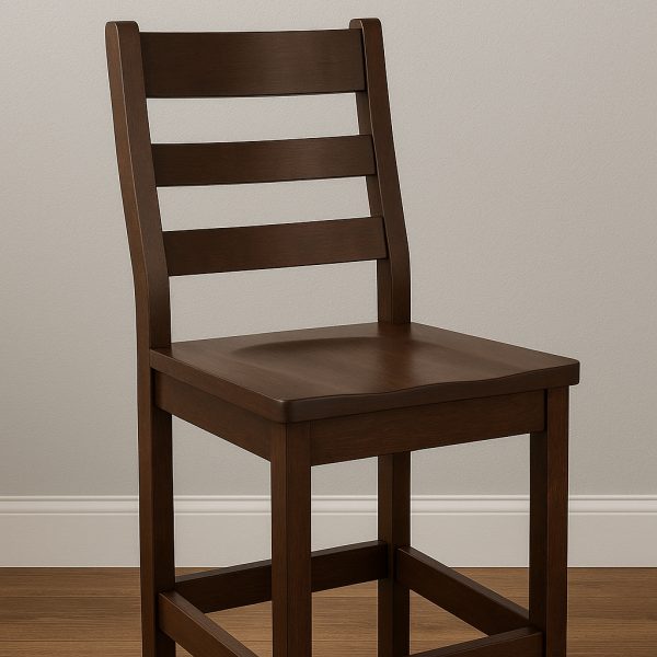 Mini Ladder Back Custom Solid Wood Stool | Custom Height Stool01-03