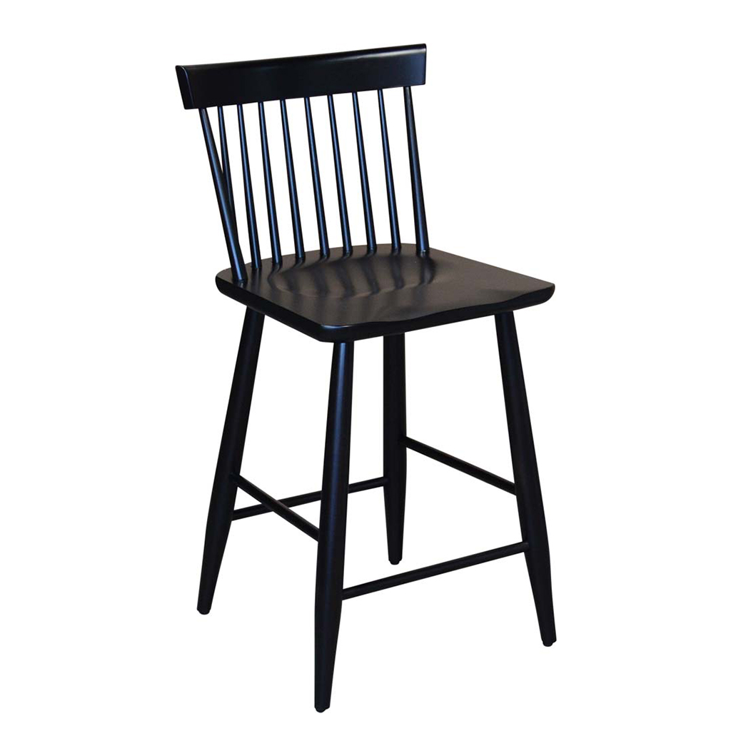 Shaker Modern Solid Wood Counter Stool | Handcrafted Custom Modern Stool 00-01