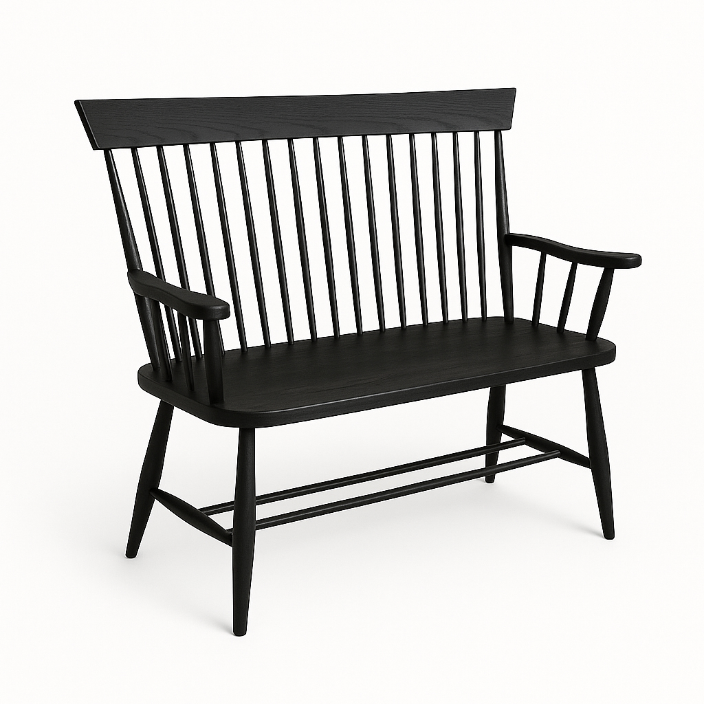 Shaker Side Solid Wood Dining Bench | Custom Wood Bench 00-01