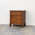 Tranquil Solid Wood 2 Drawer Nightstand 01-01