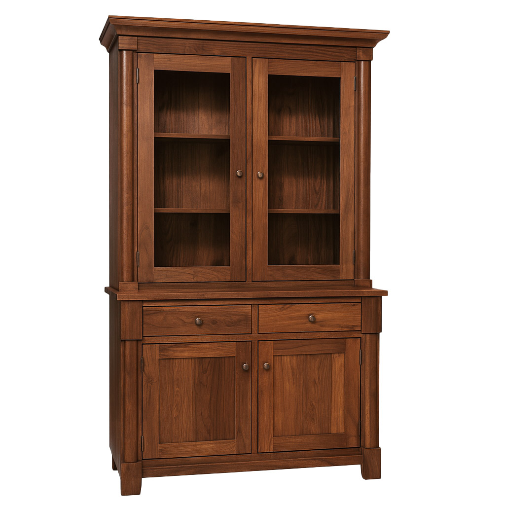 Tranquil Solid Wood Buffet and Hutch | Custom Buffet & Hutch 00-00